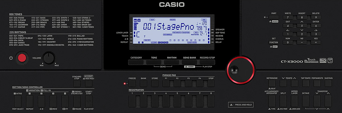 casio20ct20x300020gia20re CASIO CTX3000 GIA RE